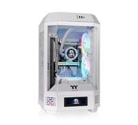 Caja PC Thermaltake Mini Tower SPCC Blanco Ventana LCD USB-C Soporte Mini-ITX