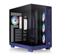 Caja PC Thermaltake View 380 XL TG ARGB Azul Cristal Templado Modular 4 Ventiladores