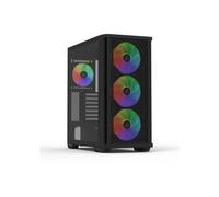 Caja PC Zalman Z10 Plus - Torre Media ATX - Negra - 7 bahías internas - 4 ranuras de expansión