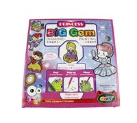 Caja Pintura Diamante Princesa, para 12 pegatinas y 2 cuadros de ventana con motivos de princesas, kit de manualidades para pintar con piedras brillantes, para niños a partir de 8 años