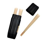 Caja plástica dura apretada del viaje del plástico duro del tenedor del cigarrillo del cono del árbol crudo tres