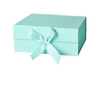 Caja Plegable Con Cierre Magnético Y Cinta 1 Unidades Tapa, For Bodas For Envolver Regalos O Pedir A Damas De Honor(Green,23x17x7cm(9x7x3in))
