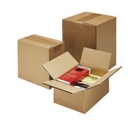 Caja plegable de cartón corrugado ratioform terra, longitud de hasta 199 mm