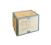 Caja plegable de madera estándar ratioform, sin listones de deslizamiento