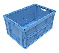Caja plegable de polipropileno capacidad 65 l, modelo cerrado
