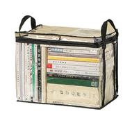 Caja plegable para libros, caja de almacenamiento impermeable, caja de juguetes transparente para el hogar