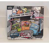 Caja POKEMON - FUEGO BLANCO Y LUZ NEGRA - COLECCIÓN CON PÓSTER ITA...
