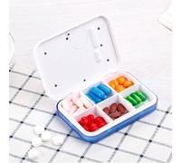 Caja Port til con Temporizador y Alarma para Medicamentos Organizador Electr nico de 6 Compartimentos con Despertador Programable para Ancianos y Personas con Tratamiento Diario AZ