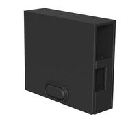 Caja porta esmaltes de uñas - Organizador ahorra espacio con compartimentos apilables | Diseño transparente para una fácil visualización, puede contener hasta 50 esmaltes de uñas, perfectos para la