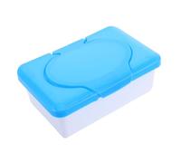 Caja Porta Toallitas Húmedas con Tapa, Capacidad para 80 Unidades | Plástico, Fácil de Limpiar, Uso Versátil en Oficina y Hogar, Contenedor Ligero para Baño