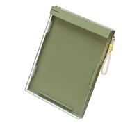 Caja portadocumentos con 2 compartimentos con portapapeles organizador de archivos de ABS resistente al agua para oficina escolar, organizador de oficina profesional de 9 88 x 13 39 pulgadas