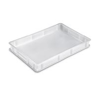 Giganplast Caja portaimpasto Pan Pizza Mod.Service 60 x 40 x 7 cm Blanca