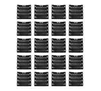 Caja portapilas negra de 20 piezas para 4 pilas 18650 de 13,7 V