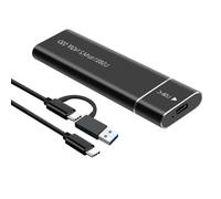 Caja portátil con adaptador externo para disco duro de 5 Gbps, USB 3.1 tipo C para 2230 2242