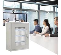 Caja portátil para teléfono con 48 - Caja de almacenamiento segura para teléfono celular para oficina, gimnasio, escuela - Asa conveniente para un fácil transporte