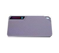 Caja portátil para unidad de llave 2280 B+M, velocidad de transferencia de 10 Gbps, NVMe de aluminio, carcasa de disipación de calor