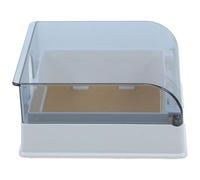 Caja Protectora de Enchufe Transparente Ip55 Tipo 86 con Cierre | Plástico, Diseño Mural Sellado y Abatible, para Tomas de 86 Tipo E Interruptores en Baños, Cocinas