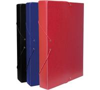 Caja Proyectos Cartón Lomo 9Cm Azul Xs Grafoplás