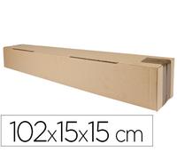 Caja Q-Connect para Pack Tubo Medidas 1020X150X150 mm Espesor Cartón 3 mm