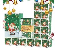 Caja que despide la Navidad, caja desplegable plegable | Joyas de dinero que rebotan cajas de Navidad con sobres verdes - Suministros para fiestas de Navidad Caja de papel divertida para regalos de fi