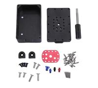 Caja receptora de orugas RC, válvula de calibración de aleación de aluminio desmontable para caja receptora de celda de RC a escala 1/10 1/8