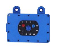 Caja Receptora RC de Aleación de Aluminio Resistente Al Agua para Coches RC 1:10, Caja Receptora de Pila de Combustible a Escala de Aluminio (Blue)