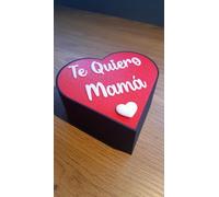 Caja regalo corazón - Te quiero mamá
