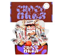 Caja Regalo de Chocolates Kinder | Regalo Original Cumpleaños para Niños y Pareja: Kinder Chocolate, Kinder Bueno, Happy Hippo, Schoko-Bons, Kinder Joy | Amantes de Kinder