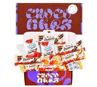 Caja Regalo de Chocolates Kinder | Regalo Original Cumpleaños para Niños y Pareja: Kinder Chocolate, Kinder Bueno, Happy Hippo, Schoko-Bons, Kinder Joy | Amantes de Kinder