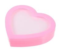 Caja regalo en forma de corazón, Caja de joyería infantil con forma de corazón, color rosa, varios tamaños(12X10.5X3.2CM)