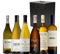 Caja Regalo Gourmet Vinos Blancos x6 Botellas | Protos Verdejo, Louro do Bolo, Remirez de Ganuza, Terras Gauda, Pazo de Señorans, Pazo de Rubianes | Mejor Selección ENOVINOS