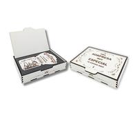 Caja Regalo Parque Warner Personalizada | Sorpresa Original para Anunciar Entrada Warner | Regalo Parque Warner Madrid Niños y Adultos | Modelo en Madera Blanco o Roble (Blanco, Sin personalizar)