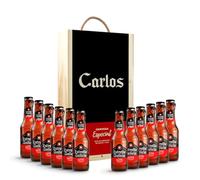 Caja Regalo Personalizada Cerveza 12 Botellines Regalo Hombre Padre Día del Padre Cumpleaños