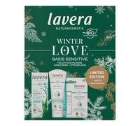 Caja regalo Winter love Basis Sensitive OBSEQUIO bálsamo labial Lavera