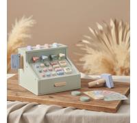 Little Dutch 2511 - Caja de madera con escáner y accesorios, color menta