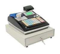 Caja registradora electrónica con 48 teclas, pantalla digital de 40W. Caja registradora electrónica para comercio minorista, hostelería y supermercado