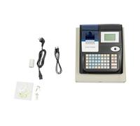 Caja registradora electrónica para el comercio - Lengua de trabajo en inglés - Pantalla de doble cara -48 teclas - Caja registradora para empresas - Sistema de efectivo electrónico restaurantes