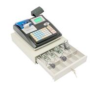 Caja registradora electrónica supermercado auto terminal tienda caja de venta al por menor | con escáner, balanza, terminal de pago, cajón, apto para todo tipo de tiendas