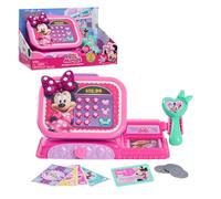 Caja registradora Minnie Mouse Bowtique de Disney Junior, con Sonidos; Juego Creativo para disfrazarse, Juguetes para niños a Partir de 3 años de Just Play