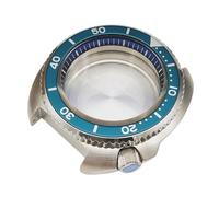Caja Reloj 43 mm Estilo Tortuga Cristal Zafiro Doble Abombado Compatible con Movimiento NH36 para Seiko Turtle Tuna