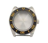Caja Reloj Diver NH35 NH36 43mm Acero Inoxidable, Zafiro Bisel Aluminio Rehaut, Piezas Mod para Tudor Pelagos/Seiko Mod