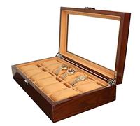 Caja Relojes Caja de Reloj Caja De Relojes Caja De Almacenamiento De Exhibición De Reloj Caja De Reloj De Madera Caja De Almacenamiento De Pulsera De Joyería Estuche de Relojes Caja para Relojes