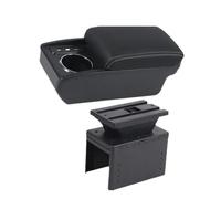 Caja Reposabrazos Caja Universal Para Reposabrazos De Coche Modelo Almacenamiento Doble Capa Portavasos Accesorios Interiores Apoyabrazos Coche(M1 white line 3USB)