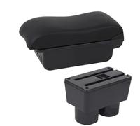 Caja Reposabrazos Coche Accesorios De Almacenamiento Interior Para Nissan Para Tiida C11 Reposabrazos Guantera Y Caja Central(B2 Black line 3USB)