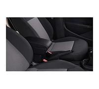Caja Reposabrazos Coche Para Ford Para Fiesta Reposabrazos Coche Modificación Interior Caja Almacenamiento Control Central Cenicero USB Accesorios(B3,Black red)