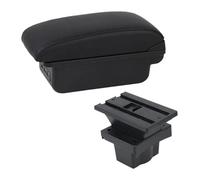 Caja reposabrazos coche Para Octavia Para Yeti Mk2 2005-2012 Caja Almacenamiento Para Reposabrazos Consola Central USB Actualización(B2 Black Line 3usb)