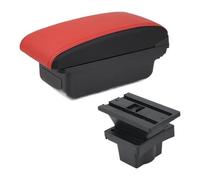 Caja reposabrazos coche Para Octavia Para Yeti Mk2 2005-2012 Caja Almacenamiento Para Reposabrazos De Coche Para Consola Central(A5 Red Black No Usb)