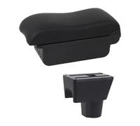 Caja Reposabrazos Coche Para R&ENAULT Para Duster 2012 2013 2014 2015 2016 2017 2018 Reposabrazos Caja Coche Doble Capa(C2 Black Line)