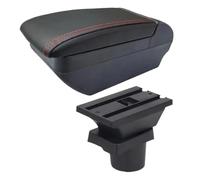 Caja reposabrazos coche Para Seat Para Mii 2009 2010 2011 2012 2013 2014 2015 2016 2017 2018 2019 2020 Reposabrazos(F línea roja Sin USB)