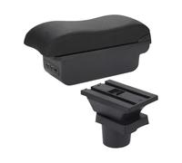 Caja Reposabrazos Coche Para VW Para UP Caja De Almacenamiento Reposabrazos Coche Accesorios Piezas Modernización Automática(B2 Black Line 3usb)
